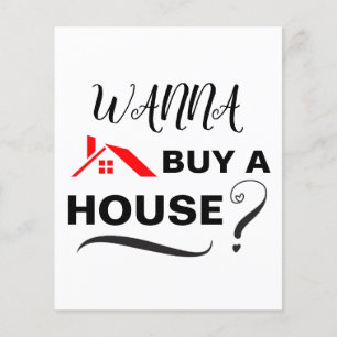 Prospectus 11,4 Cm X 14,2 Cm Vous voulez acheter une maison? Agent d'annonce im