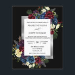 Prospectus 11,4 Cm X 14,2 Cm Winter Christmas Rose Floral Wedding Watercolor Fl<br><div class="desc">One design per sheet. Budget invitations do not include envelopes. This design may be personalized in the area provided by changing the photo and/or text. Or it can be customized by clicking Personalize this Template and then choosing the click to customize further option and delete or change the color of...</div>