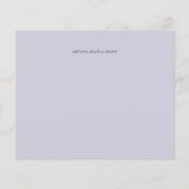 Prospectus 11,4 Cm X 14,2 Cm Wisteria Purple Mariage Dates d'enregistrement BUD (Dos)
