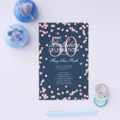 Prospectus 14 Cm X 21,6 Cm 50e anniversaire Programme Rose Parties scintillan (Simple)