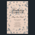 Prospectus 14 Cm X 21,6 Cm 60e Anniversaire Programme Confetti Argent Menu Bl<br><div class="desc">Elégant design "Anniversaire du programme" avec Parties scintillant Confetti en argent avec texte personnalisé.</div>