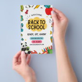 Prospectus 14 Cm X 21,6 Cm Affiches de rentrée scolaire pour les enseignants (Poignée)
