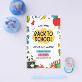 Prospectus 14 Cm X 21,6 Cm Affiches de rentrée scolaire pour les enseignants (Simple)