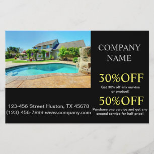 Prospectus 14 Cm X 21,6 Cm agent immobilier rénovation de maison entretien de