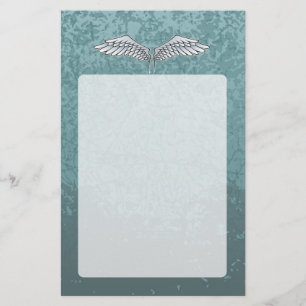 Prospectus 14 Cm X 21,6 Cm ailes bleu-gris