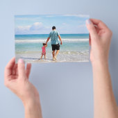 Prospectus 14 Cm X 21,6 Cm Ajoutez votre propre photo et/ou carte de flyer te (Poignée)