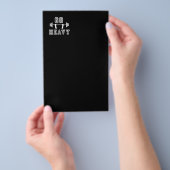 Prospectus 14 Cm X 21,6 Cm Aller lourd prospectus (Poignée)