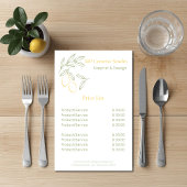 Prospectus 14 Cm X 21,6 Cm Amalfi Lemon Chic