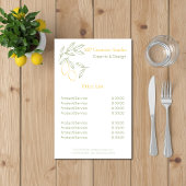 Prospectus 14 Cm X 21,6 Cm Amalfi Lemon Chic