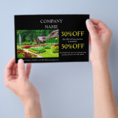 Prospectus 14 Cm X 21,6 Cm Aménagement paysager (Poignée)