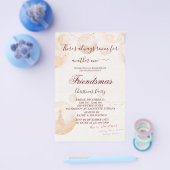 Prospectus 14 Cm X 21,6 Cm Amis de l'aquarelle Invitation de Noël (Simple)