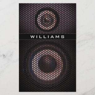 Prospectus 14 Cm X 21,6 Cm Apparence de haut-parleurs