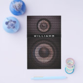 Prospectus 14 Cm X 21,6 Cm Apparence de haut-parleurs (Simple)