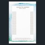 Prospectus 14 Cm X 21,6 Cm Aquarelle moderne Résumé Weiß Blau<br><div class="desc">Moderne,  Aquarelle,  circulaire abstraite. Bearbeiten Sie Ihr Produkt in wenigen Minuten durch Eingabe Ihrer Daten. Sie können Schriftart,  Farbe und Position ändern,  indem Sie "mehr personalisieren".</div>