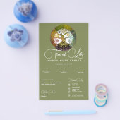 Prospectus 14 Cm X 21,6 Cm Arbre des saisons de la vie (Simple)