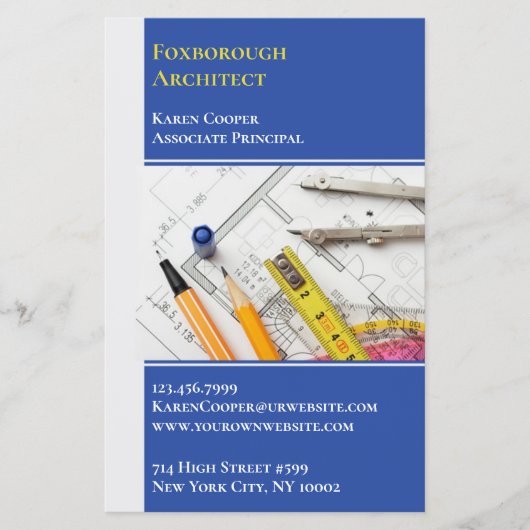 Prospectus 14 Cm X 21,6 Cm Architecture (Devant)