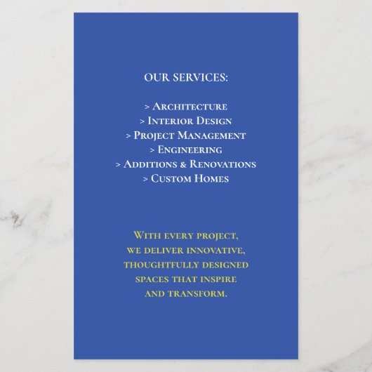 Prospectus 14 Cm X 21,6 Cm Architecture (Dos)