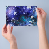 Prospectus 14 Cm X 21,6 Cm Arrière - plan spatial avec étoiles (Poignée)
