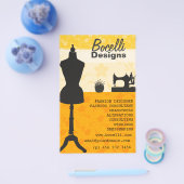 Prospectus 14 Cm X 21,6 Cm Artisanat Atelier Seamstress Concepteur mode (Simple)