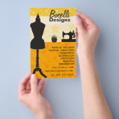 Prospectus 14 Cm X 21,6 Cm Artisanat Atelier Seamstress Concepteur mode (Poignée)