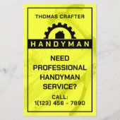 Prospectus 14 Cm X 21,6 Cm Artisanat et réparation inspirés (Dos)