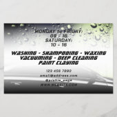 Prospectus 14 Cm X 21,6 Cm Automobile de couleur argent professionnel (Dos)