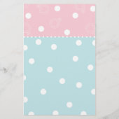 Prospectus 14 Cm X 21,6 Cm Baby shower BINGO "BÉBÉ BLEU ROSE" (Dos)