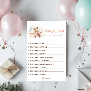 Prospectus 14 Cm X 21,6 Cm Baby shower d'aventure Whimsical Pink