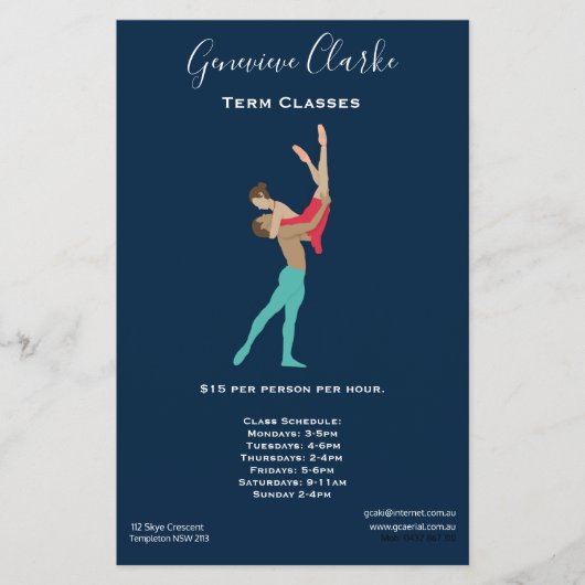 Prospectus 14 Cm X 21,6 Cm Ballet (Devant)