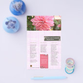 Prospectus 14 Cm X 21,6 Cm Bamboo Rose - Flyer (Simple)