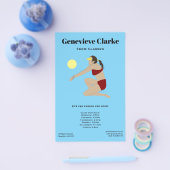 Prospectus 14 Cm X 21,6 Cm Beach Volleyball (Simple)