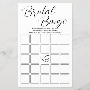 Prospectus 14 Cm X 21,6 Cm Bingo nuptiale 2en1 et Whats dans vos jeux de bour
