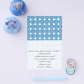 Prospectus 14 Cm X 21,6 Cm Bleu, blanc, gris (Simple)