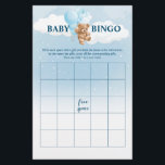 Prospectus 14 Cm X 21,6 Cm Blue Teddy Bear BINGO Jeux de Baby shower<br><div class="desc">Baby Bingo est un jeu amusant et interactif parfait pour n'importe quel baby shower à thème ours en peluche. Chaque client reçoit une carte de bingo à remplir avec les cadeaux que vous pensez être ouvert. Alors que la future maman ouvre ses cadeaux, les invités marquent les articles correspondants sur...</div>