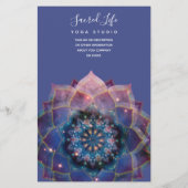 Prospectus 14 Cm X 21,6 Cm Boho Nebula Bloom | Conception de Mandala (Dos)