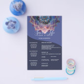 Prospectus 14 Cm X 21,6 Cm Boho Nebula Bloom | Conception de Mandala (Simple)