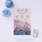 Prospectus 14 Cm X 21,6 Cm Boho Nebula Mandala, Mystical (Simple)