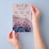 Prospectus 14 Cm X 21,6 Cm Boho Nebula Mandala, Mystical (Poignée)