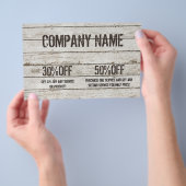 Prospectus 14 Cm X 21,6 Cm Bois Blanchi Menuiserie bricoleur construction (Poignée)