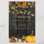 Prospectus 14 Cm X 21,6 Cm Bois rustique Budget Convivial Dîner d'action (Devant)