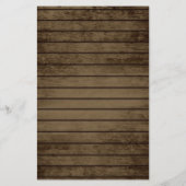 Prospectus 14 Cm X 21,6 Cm Bois rustique et lumières Jeu de Bingo (Dos)