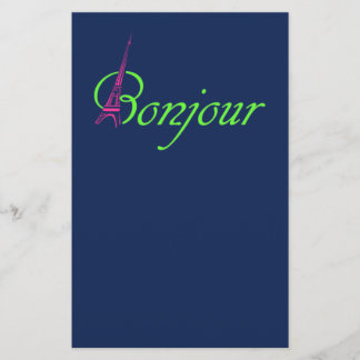 Prospectus 14 Cm X 21,6 Cm Bonjour
