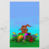 Prospectus 14 Cm X 21,6 Cm Bonne Pâques ! Lapin de Pâques (Dos)