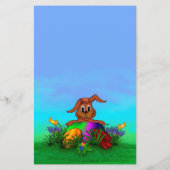 Prospectus 14 Cm X 21,6 Cm Bonne Pâques ! Lapin de Pâques (Dos)