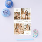 Prospectus 14 Cm X 21,6 Cm Brochure de Mariage de Collage Blanc Budget (Simple)