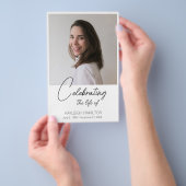 Prospectus 14 Cm X 21,6 Cm Budget du Programme de célébration funéraire simpl (Poignée)