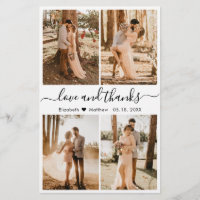 Budget Love et Merci Collage Mariage Merci F
