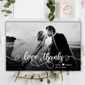 Prospectus 14 Cm X 21,6 Cm Budget Love et Merci Script Mariage Merci
