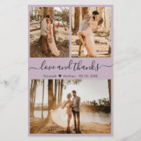 Budget Purple Photo Collage Mariage Merci