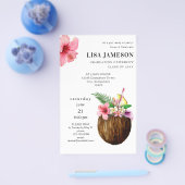 Prospectus 14 Cm X 21,6 Cm Budget Tropical Coconut Graduation V2 MED (Simple)